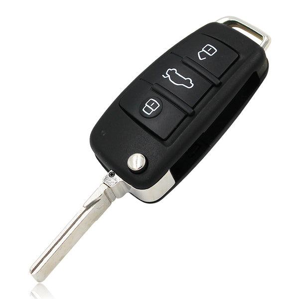 Nieuwe 3-knops klapsleutel Audi A3, Q2 & Q3 | Car-key.nl