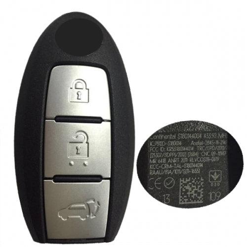 Nissan Smartkey 3 knoppen 434Mhz chip: 3 ID47