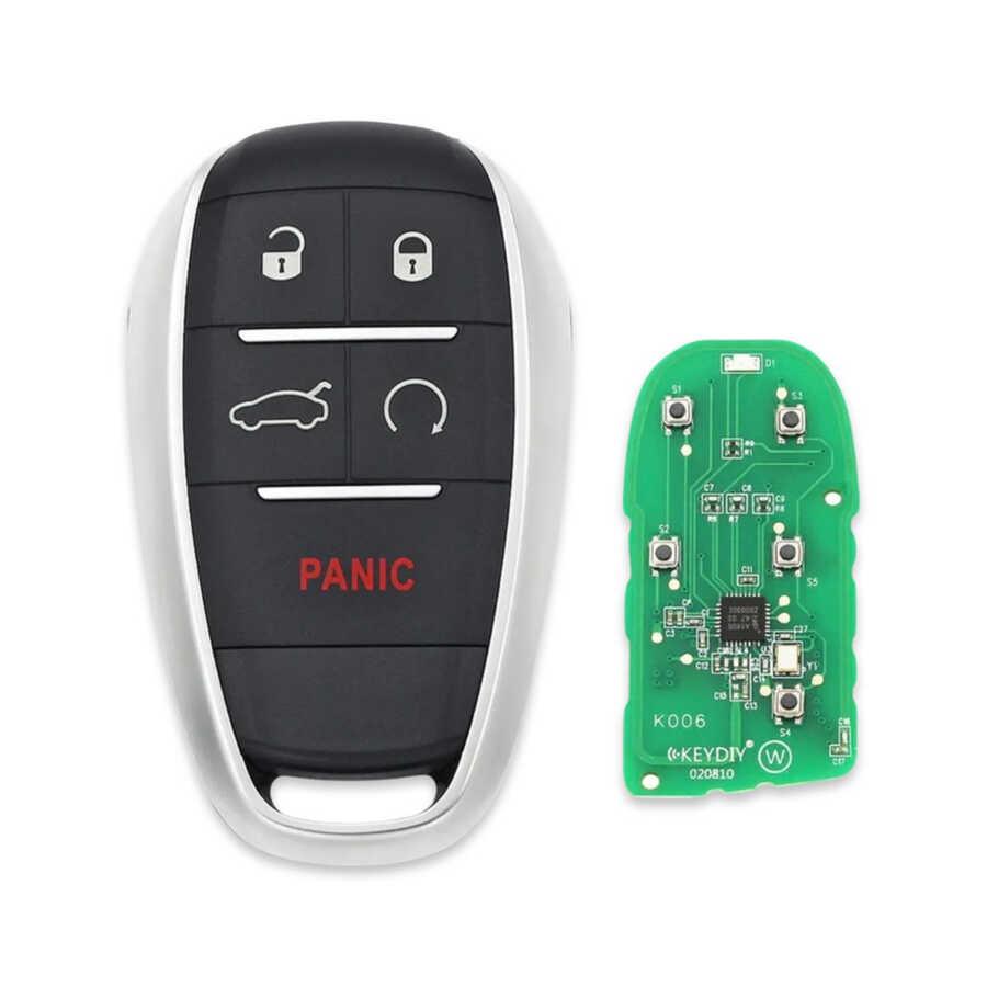 KeyDiy KD ZB16-5 Alfa Romeo Model Smart Remote Key