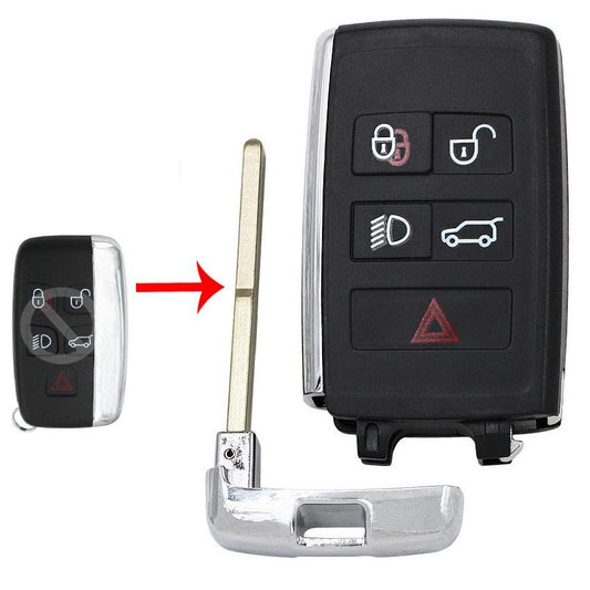 Land Rover Smartkey behuizing 5 knoppen