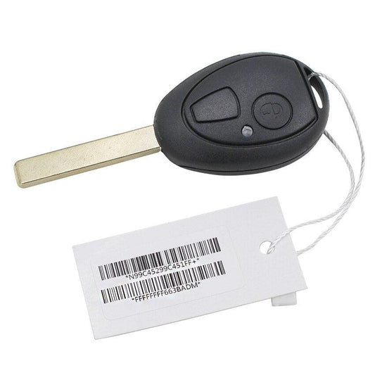 Mini Cooper contactsleutel 2 knoppen 433Mhz chip: ID44 -PCF7930 EWS