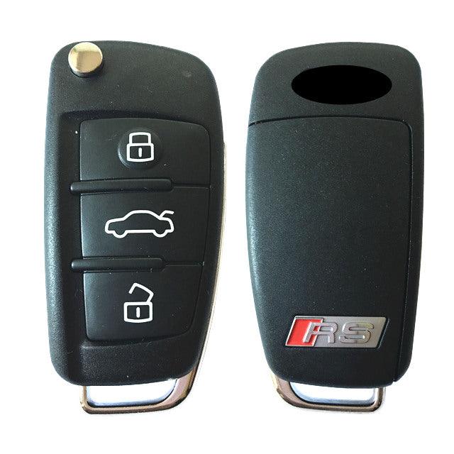 Audi klapsleutel 3 knoppen. Keyless GO A3 S2 RS3 434Mhz chip: MQB ID48