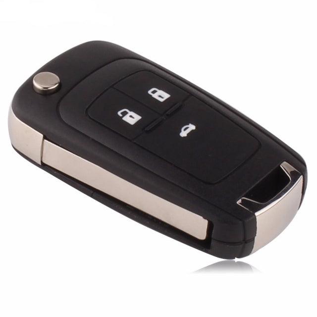 Chevrolet klapsleutel 3 knoppen Keyless Go chip: ID46