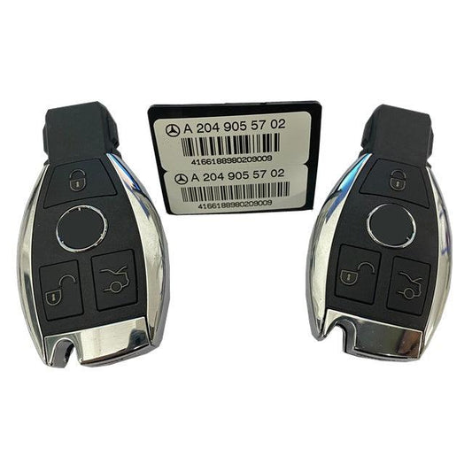 Mercedes FBS3 Keyless GO 434Mhz A204 905 57 02 Smartkey 3 knoppen