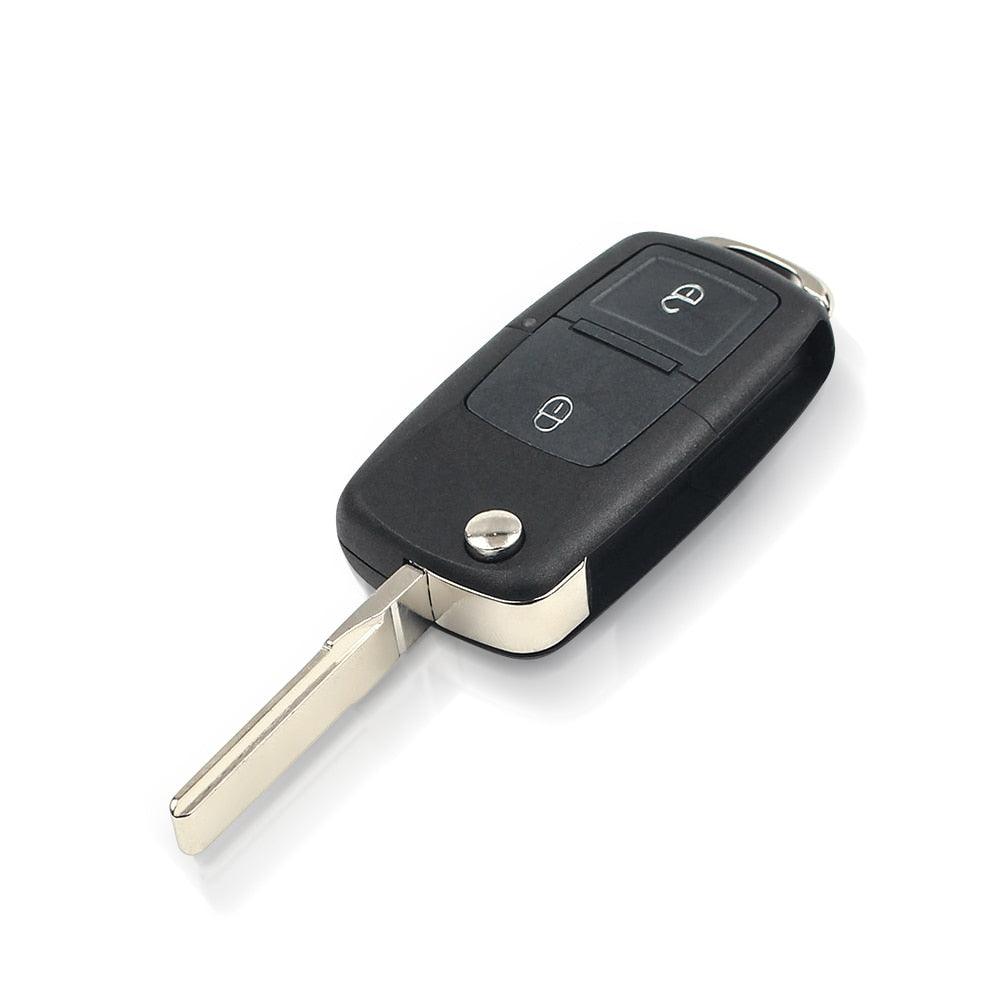 Volkswagen Skoda Seat klapsleutel 2 knoppen 434Mhz(P-N: 1J0 959 753 AG)