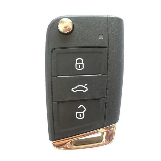 Volkswagen Polo  klapsleutel 3 knoppen Keyless GO 434Mhz(P-N:2G6 959 752 D) OEM orgineel product